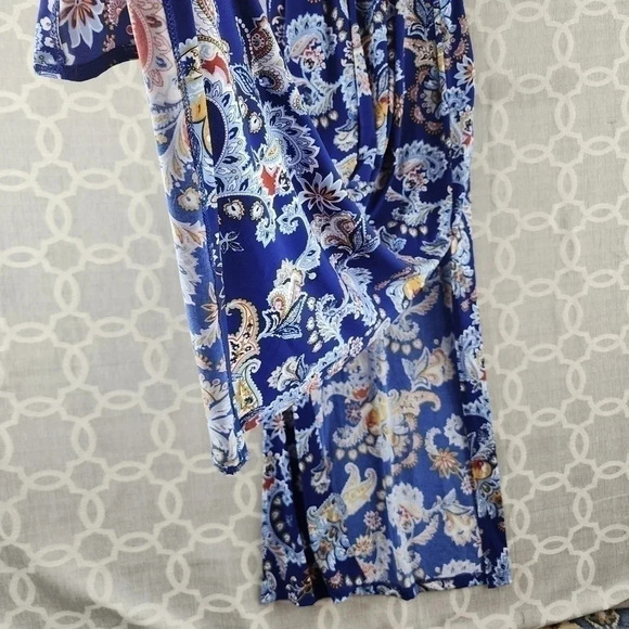 NWT Verse Winnie Made In U.S.A High Neck Paisley Tank Maxi Dress S - Picture 5 of 11